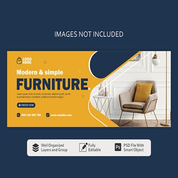 Furniture Cover Social Media Banner Template