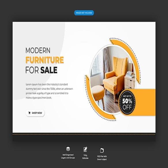 Furniture Sale Banner Template