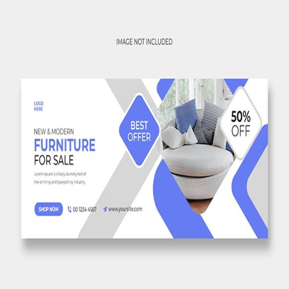 Furniture Sale Facebook Cover Web Banner Template (1)