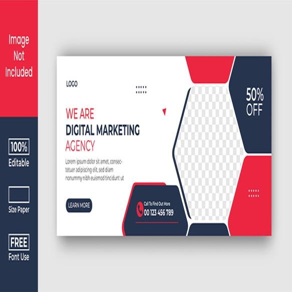 Modern Facebook Cover Template Design