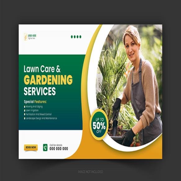 Organic Food Agriculture Services Youtube Video Thumbnail Design Lawn Care Garden Cover Post
