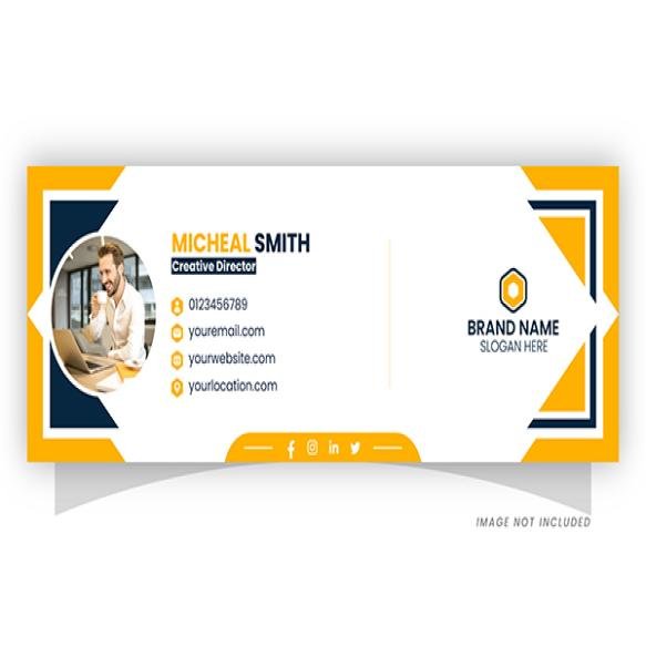 Professionals Modern Business Email Signature Email Footer