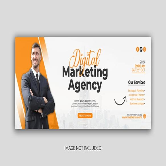 Psd Digital Marketing Agency Corporate Facebook Banner Template