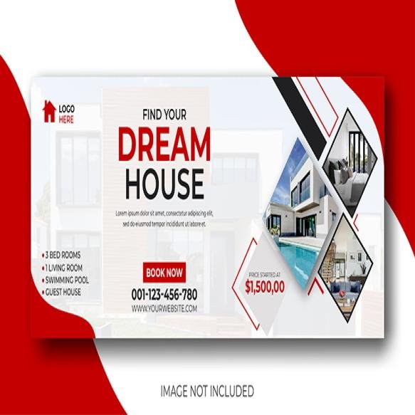 Real Estate House Property Facebook Cover Banner (2)