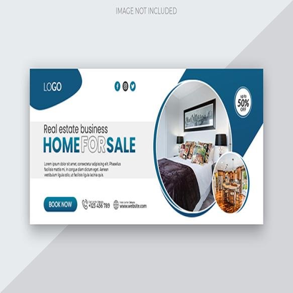 Real Estate Web Banner Social Media Facebook Cover Template (2)
