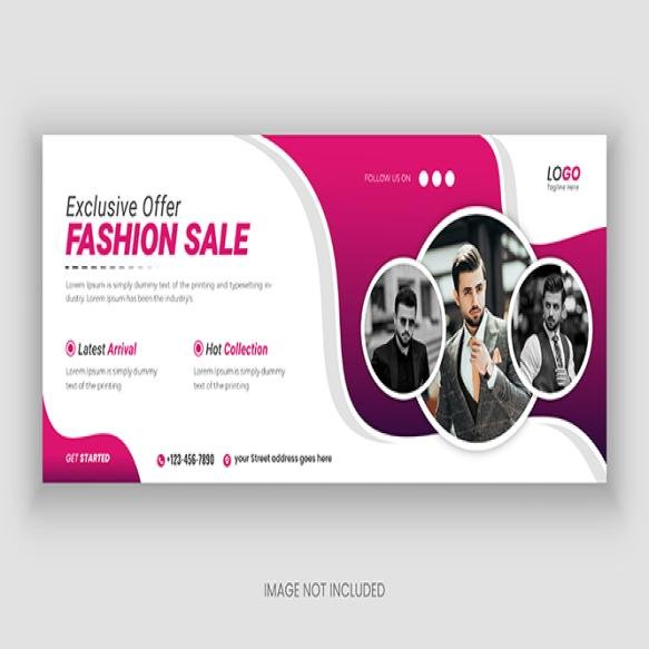 School Admission Facebook Web Banner Social Media Cover Design Template