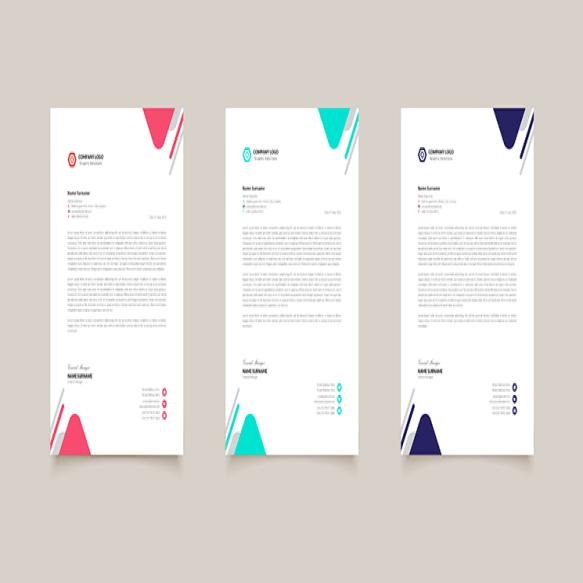 A4 Letterhead Design