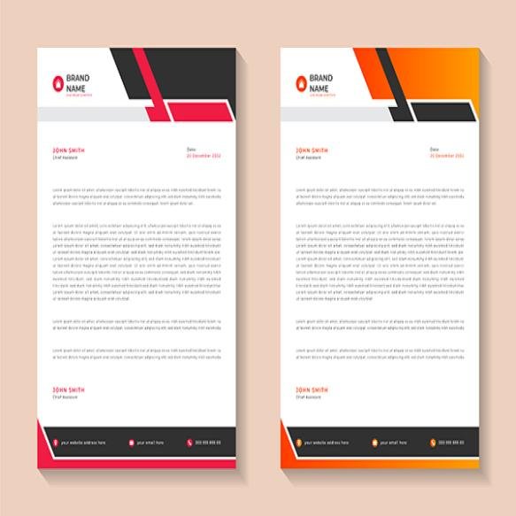 Business Letterhead Template Design