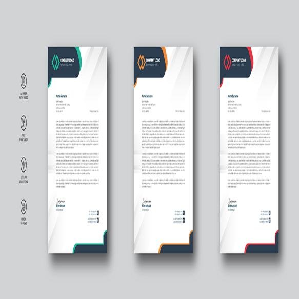 Business Letterhead Template Set