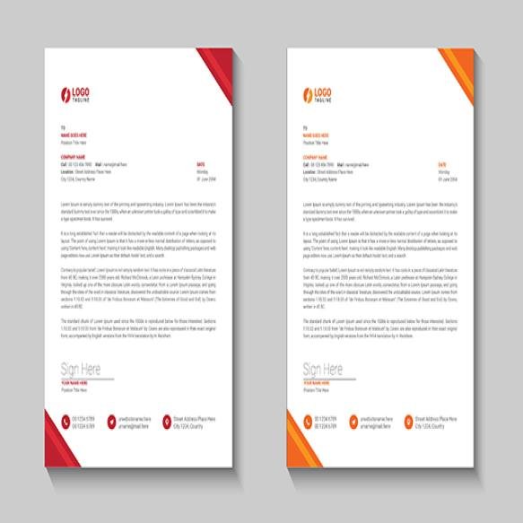 Corporate Letterhead Design (1)