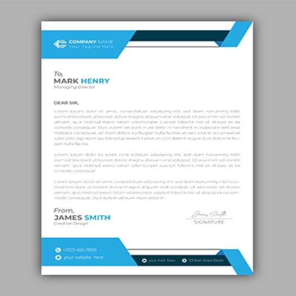 Creative Business Letterhead Template Design