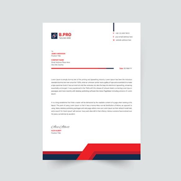Creative Letterhead Design