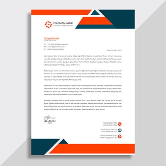 Creative Letterhead Design Template