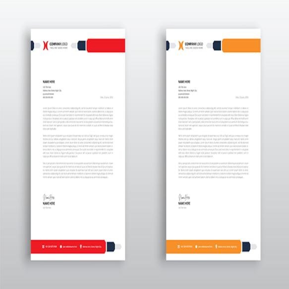 Creative Modern Business Letterhead Template