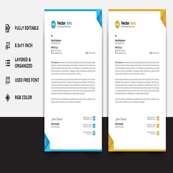 Elegant Letterhead Template