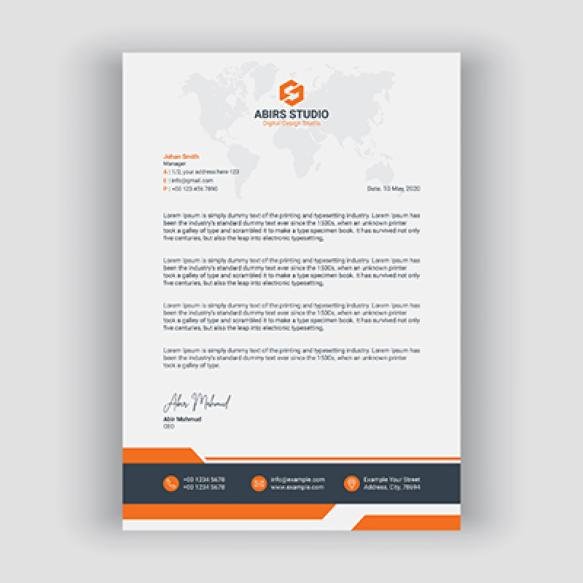 Letterhead Template (3)