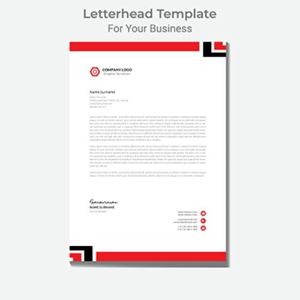 Letterhead Template Your Business Very Easy Customize Every File (1)