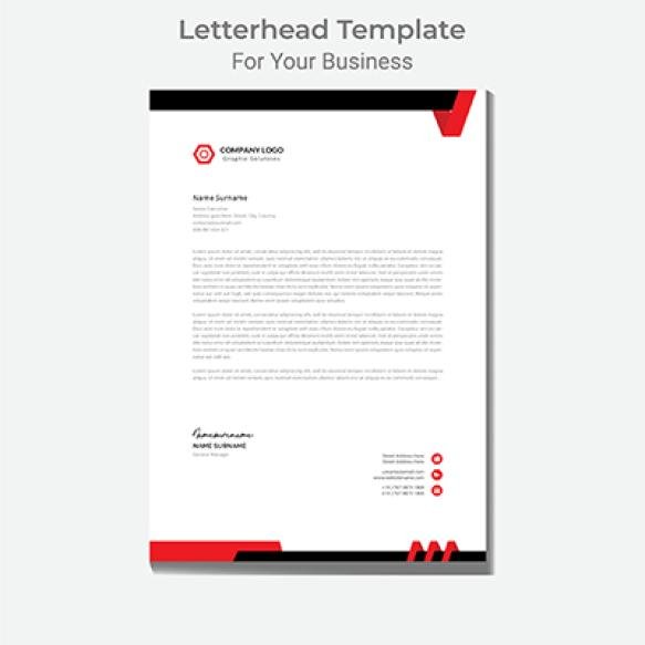 Letterhead Template Your Business Very Easy Customize Every File (4)