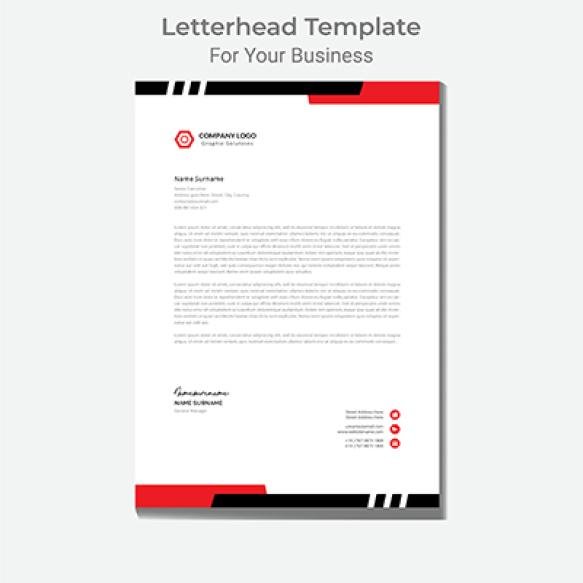 Letterhead Template Your Business Very Easy Customize Every File (5)