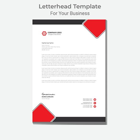 Letterhead Template Your Business Very Easy Customize Every File (6)