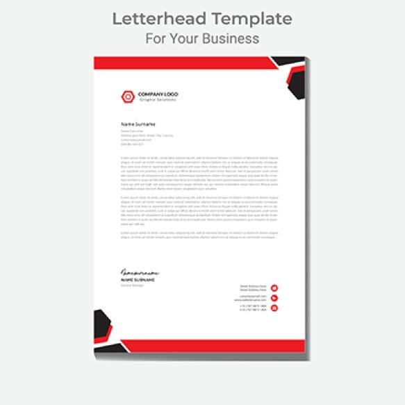 Letterhead Template Your Business Very Easy Customize Every File