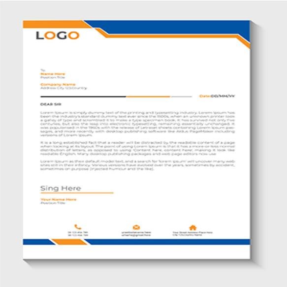Minimal Letterhead Design