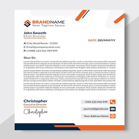 Modern Business Corporate Letterhead Template (1)