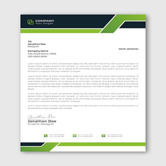 Modern Business Letterhead Template