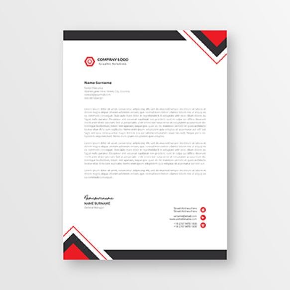 Modern Company Letterhead