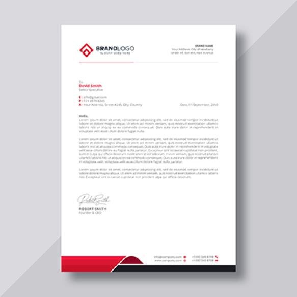 Modern Vector Letterhead Template (1)