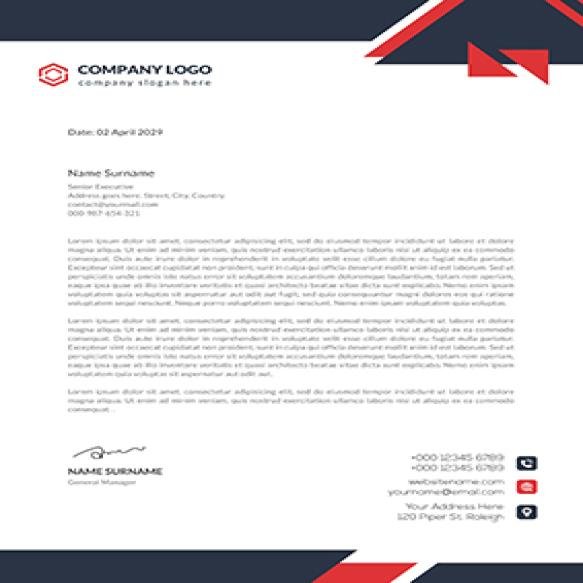 Professional Creative Letterhead Template Design (1)
