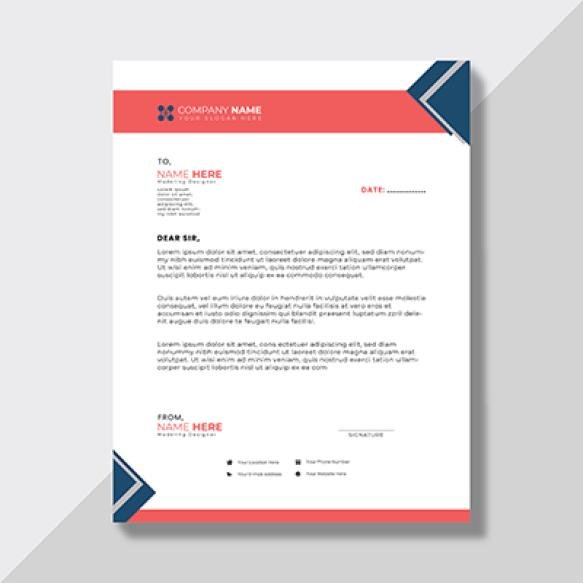 Professional Letterhead Layouts With Creative