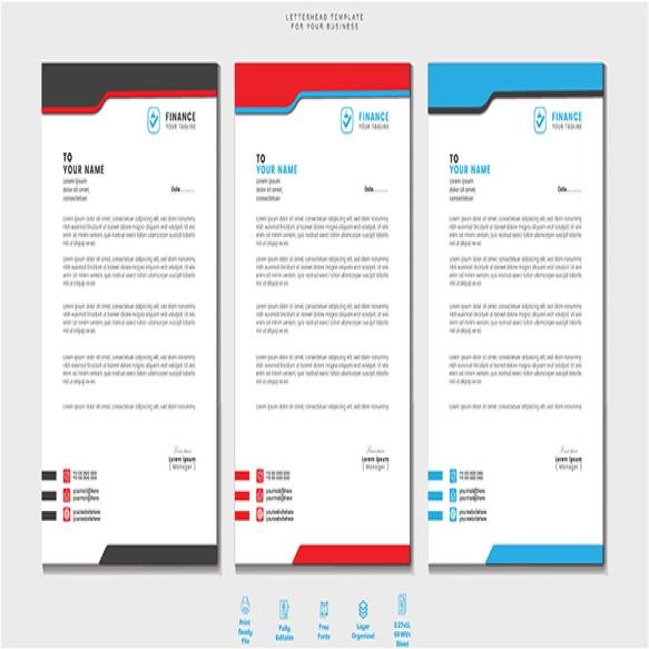 Professional Letterhead Template Your Business Very Easy Customize Every File