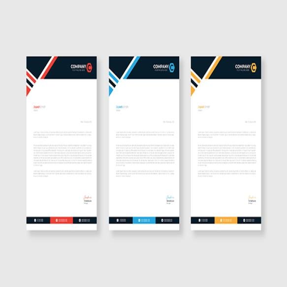 Professional Modern Letterhead Design Template