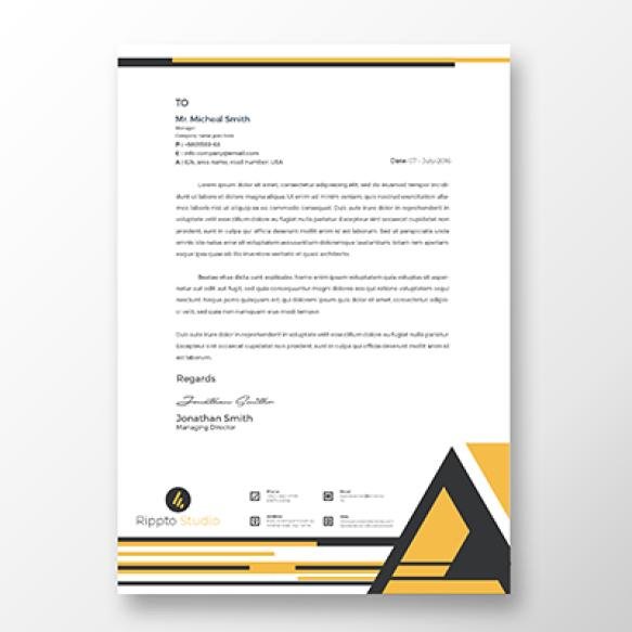 Professional Modern Letterhead Template