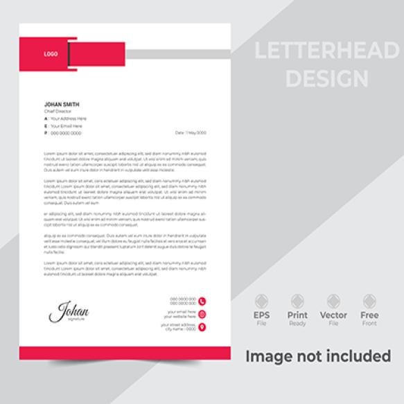 Vector Letterhead Design Modern Business Letterhead Design Template