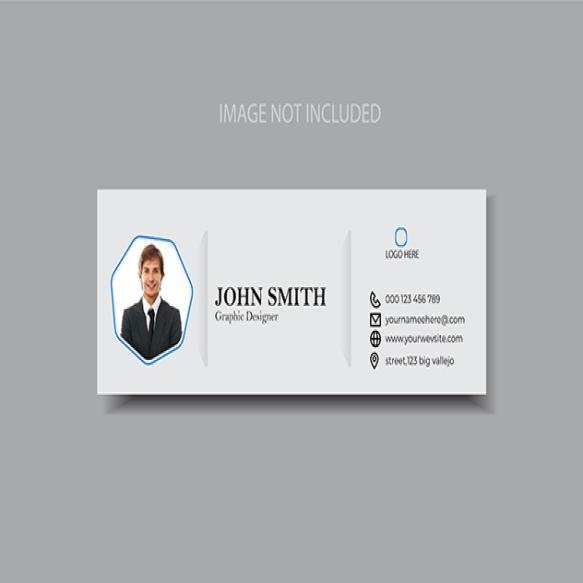 Email Signature Template Email Footer Personal Social Media Cover Design (3)