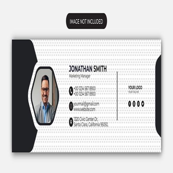 Email Signature Template Email Footer Personal Social Media Cover Design Template