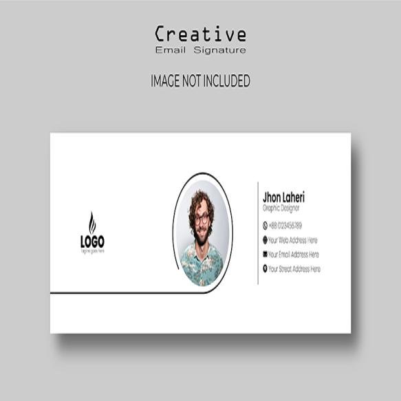 Vector Email Signature Template Design (1)