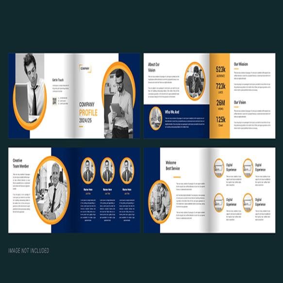 8 Page Company Profile Design