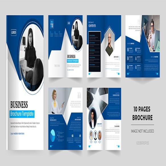 10 Pages Brochure Template