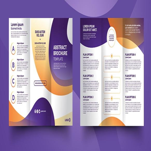 Abstract Trifold Brochure