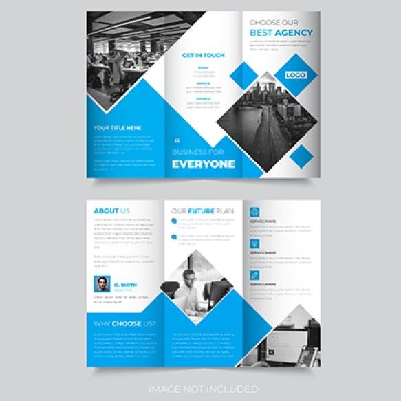 Abstract Trifold Brochure Design (1)