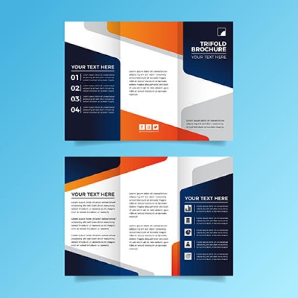Abstract Trifold Brochure Template Design (1)
