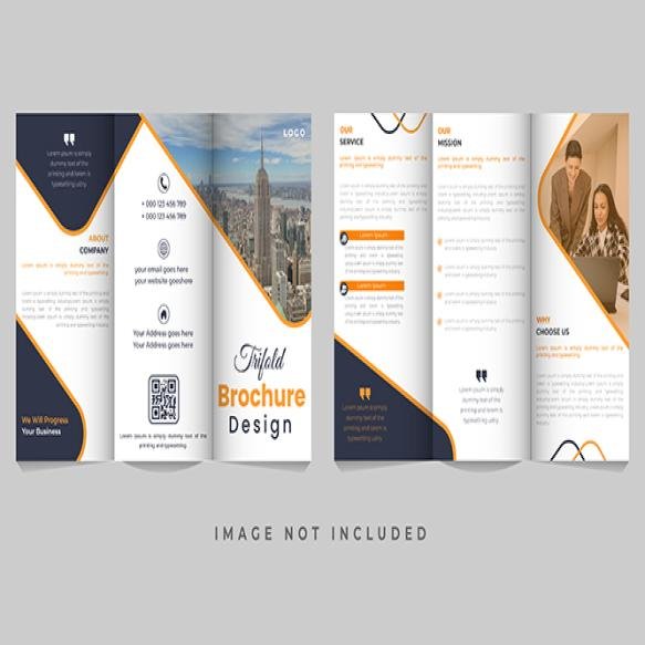Abstract Trifold Brochure Template With Photo (1)