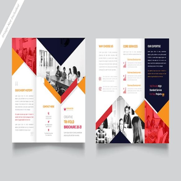 Agency Trifold Brochure Template