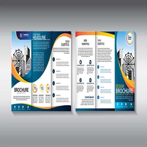 Blue Brochure Trifold Business Template (1)