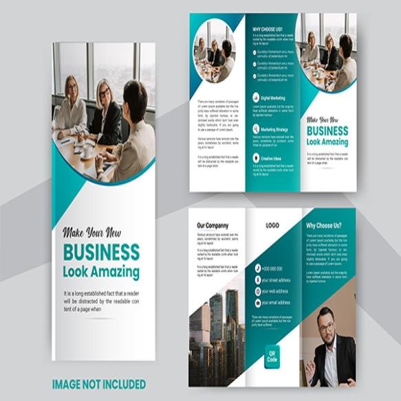 Brochure Design Vector Template