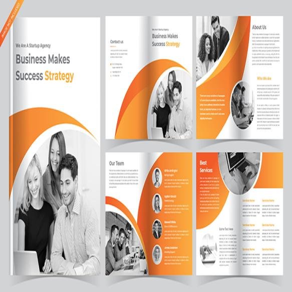 Brochure Set Editable Template Brochure Template Flyer