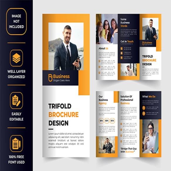 Business Brochure Design Social Media Templete